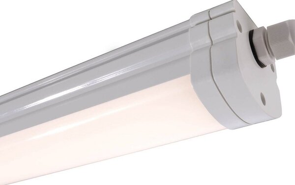 Deko-Light Lampă LED pentru încăperi umede Tri Proof Motion, 114,5 cm, reglabil, Alb, Plastic