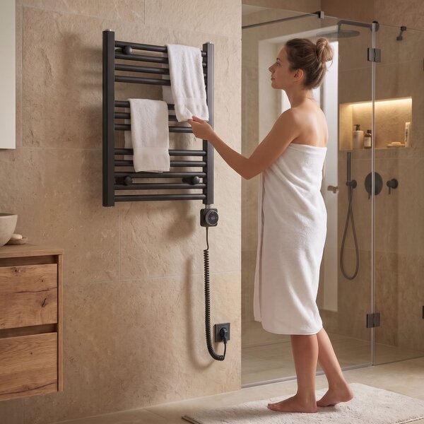 Radiator electric Rea Moris 80X50 Black