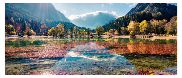 Tablou - Lacul Jasna, Gozd Martuljek, Alpii Iulieni, Slovenia (120x50 cm)