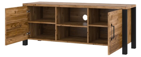Masă TV Oralee Typ 41 (molid + negru mat). Promo -18%. 1030310