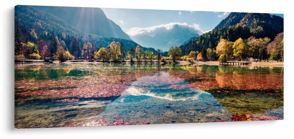 Tablou - Lacul Jasna, Gozd Martuljek, Alpii Iulieni, Slovenia (120x50 cm)