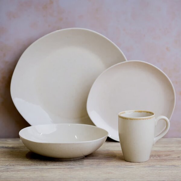 Farfurie plata 30cm, bej, Organic
