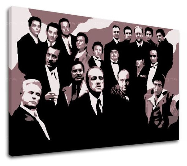 Cei mai mari mafioți de pe ecran THE MAFIA FAMILY - 60x40 cm