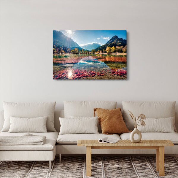 Tablou - Lacul Jasna, Gozd Martuljek, Alpii Iulieni, Slovenia (90x60 cm)