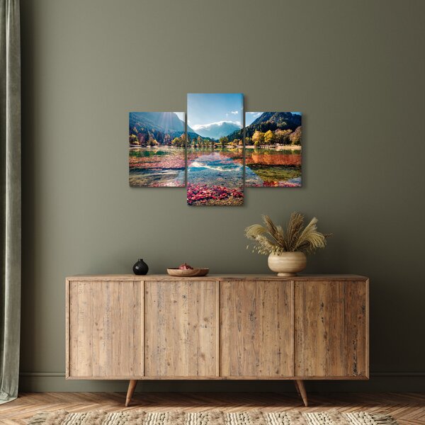 Tablou - Lacul Jasna, Gozd Martuljek, Alpii Iulieni, Slovenia (90x60 cm)