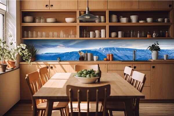 Fototapet pentru bucătărie - reykjavik 420 x 60 cm