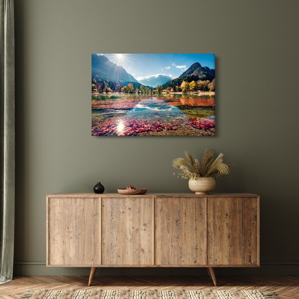 Tablou - Lacul Jasna, Gozd Martuljek, Alpii Iulieni, Slovenia (90x60 cm)