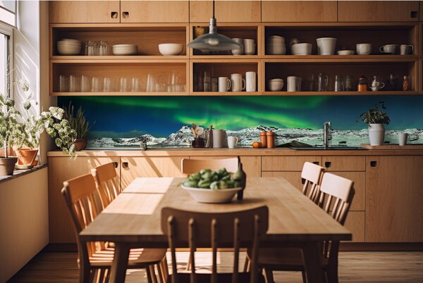 Fototapet pentru bucătărie - aurora 420 x 60 cm