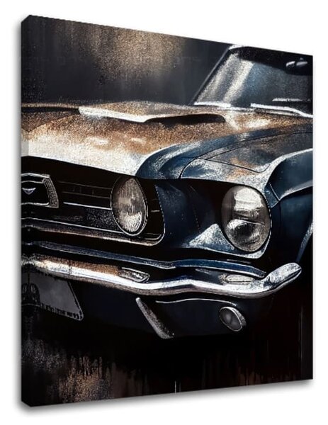 Design decorare pe panza Galloping American Dream - 50x50 cm