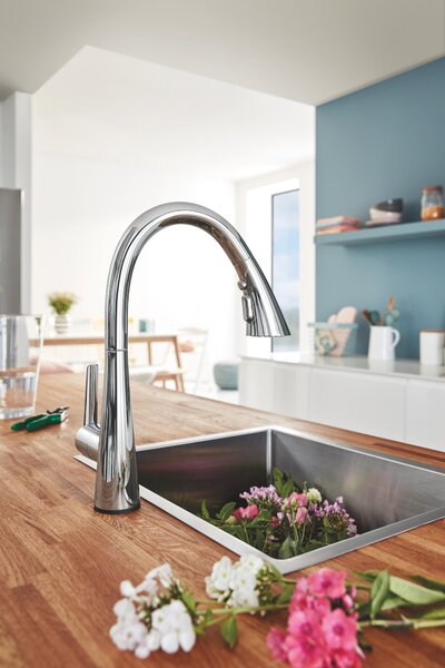 Grohe Zedra baterie bucătărie pe picior StarLight Chrome 32294002