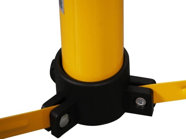 Proiector LED cu stativ, 2 x 30 W, 230 V, 6500 K, IP65, galben