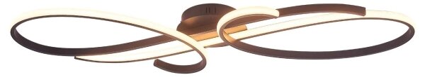 Plafonieră LED VIOLIN LED/40W/230V, neagră
