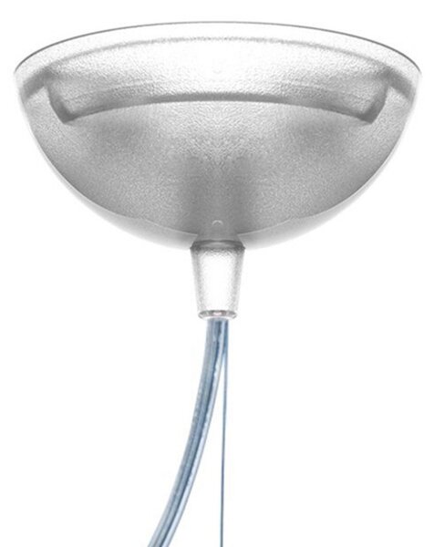 Kartell Small FL/Y lampă susp. LED transparent, Transparent, Camera de zi / sufragerie, Plastic, Design
