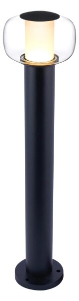 Lampă LED de exterior MALAGA, 12W, 230V, 80 cm, IP44, neagră