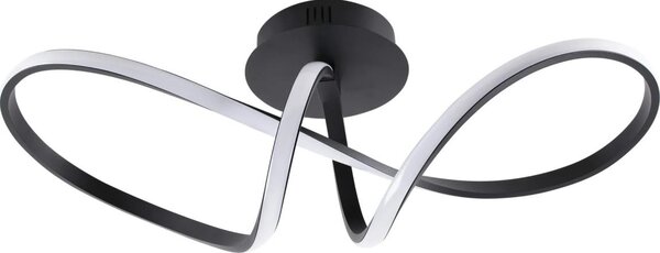 Plafonieră LED FLAVIA, 33 W, 230 V, 24 x 61 cm, neagră