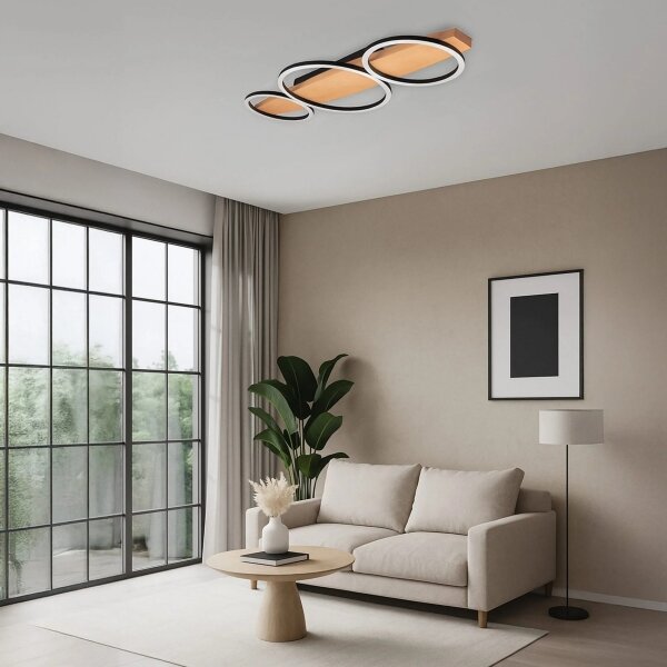 Plafonieră LED MELISA, 28W, 230V, 26,5 x 70 cm, pin