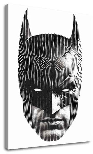 Tablou de perete BATMAN: Cap de justiție | Pânză italiană - 60x90 cm