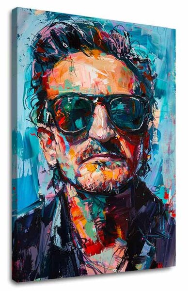 Tablou de perete BONO - Melodia luminii | finisată de mâna artistului - 60x90 cm