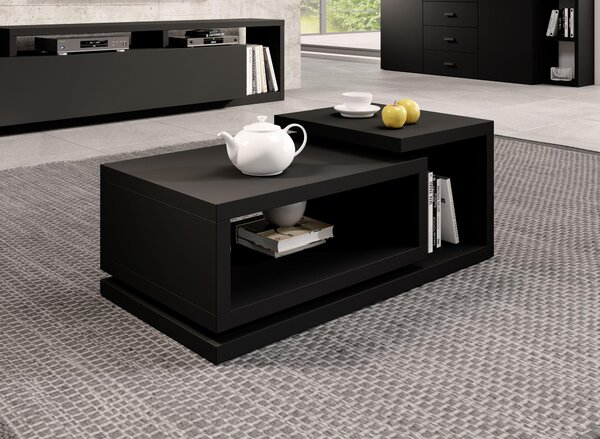 Masă de cafea Bilsby Typ 97 (negru + negru mat). Promo -21%. 1030554