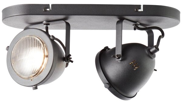 Brilliant - Aplica spot CARMEN 2xGU10/5W/230V negru
