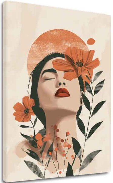 Tablou de perete BLOOMING SOUL | Pânză italiană - 60x90 cm