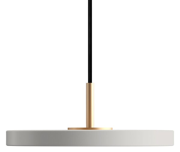UMAGE Asteria MicroV2 lampă susp. dim gri deschis, reglabil, Gri, Camera de zi / sufragerie, Metal, Scandinavă