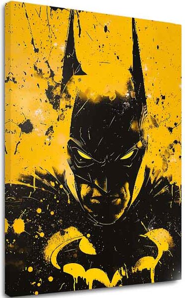 Tablou de perete DARK KNIGHT pe panza | Structură pictată - 60x90 cm