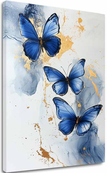 Tablou de perete de fluturi - Marmura eleganță - 40x60 cm