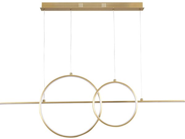 Lustră LED suspendată pe cablu LAURA LED/42W/230V aurie