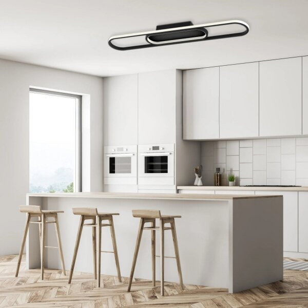 Plafonieră CORDOBA LED/26W/230V, negru