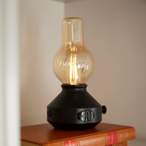 PR Home Glimt LED reîncărcabilă pentru curte, negru, IP44, reglabil, Negru, Camera de zi / sufragerie, Metal, Felinar