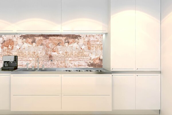Fototapet pentru bucătărie - fragment de perete cu crăpături 180 x 60 cm