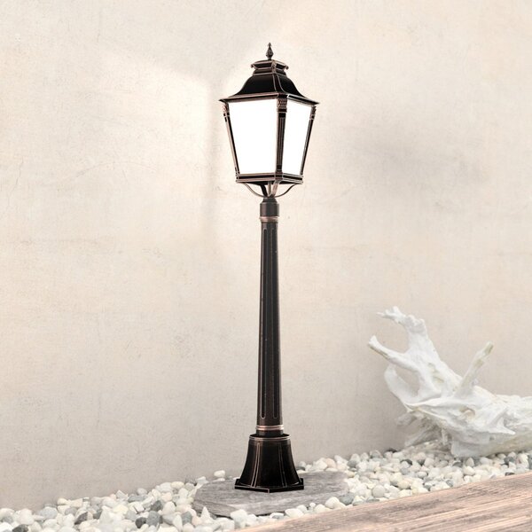 ORION Lampă de trotuar Viviana antic, Bronz / Alamă Veche, Metal, Antichitate