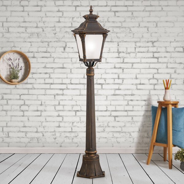 ORION Lampă de trotuar Viviana antic, Bronz / Alamă Veche, Metal, Antichitate