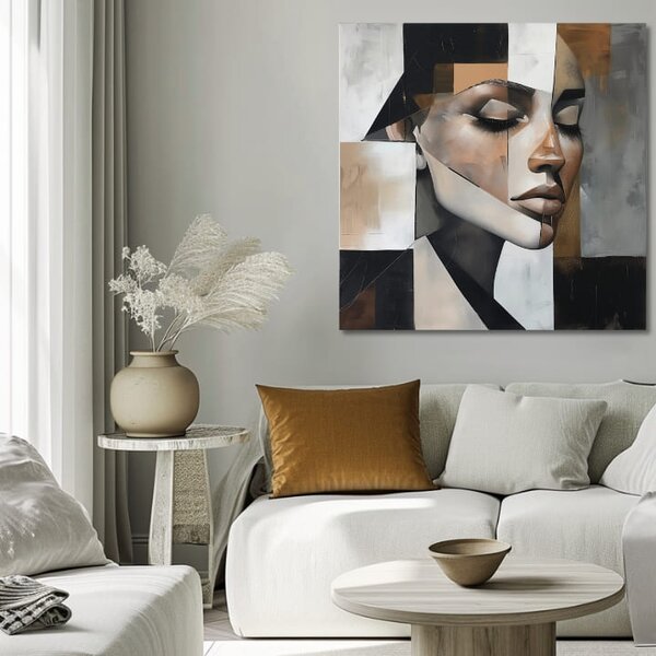 Tablou de perete elegantă a unei femei Perfecțiune magică - 60x60 cm