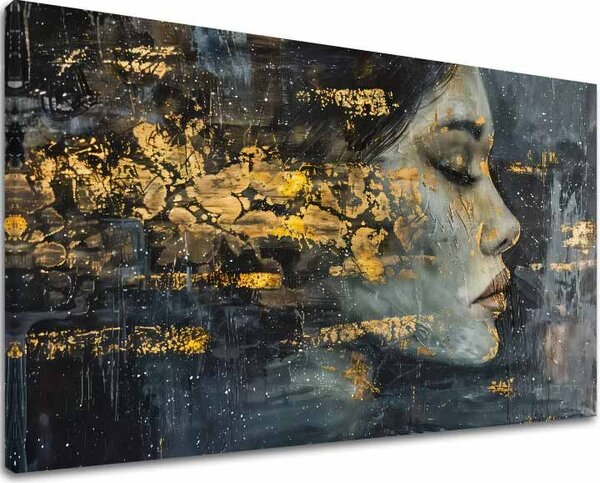 Tablou de perete elegantă a unei femei Străin misterios - 40x60 cm