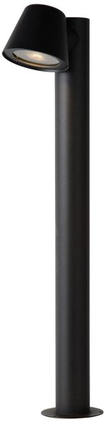Lucide Lumina de cale cu LED-uri Dingo GU10 antracit, reglabil, Negru, Metal, Modern