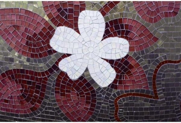 Fototapetă vlies mozaic roșu 375 x 250 cm