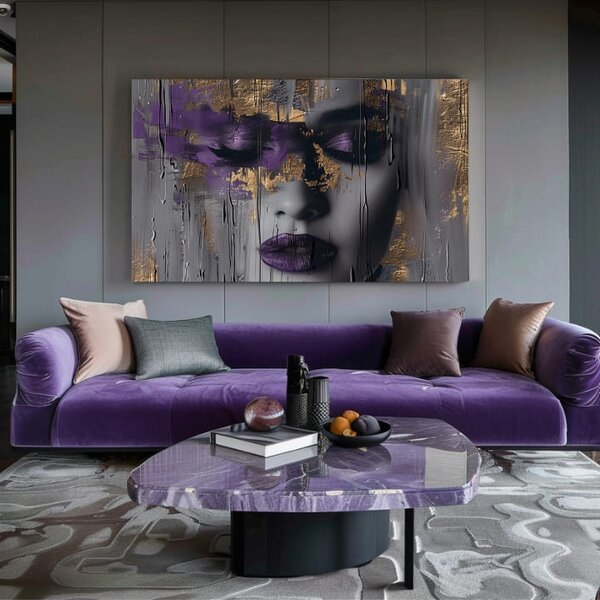 Tablou de perete elegantă a unei femei Tentație - 40x60 cm