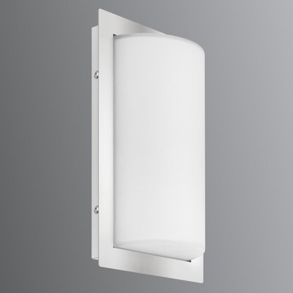 LCD Aplică de exterior Luis, oțel inoxidabil, sticlă, E27, reglabil, Metalic, Metal, Modern