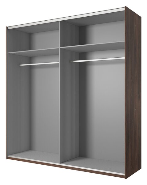 Dulap de haine Signat Typ 18 (negru + stejar flagstaff). Promo -20%. 1042100