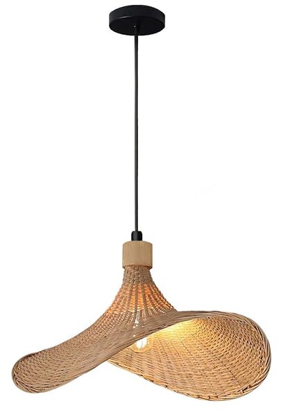 LAMPĂ SUSPENDATĂ DIN BAMBUS APP1642-1CP 30cm
