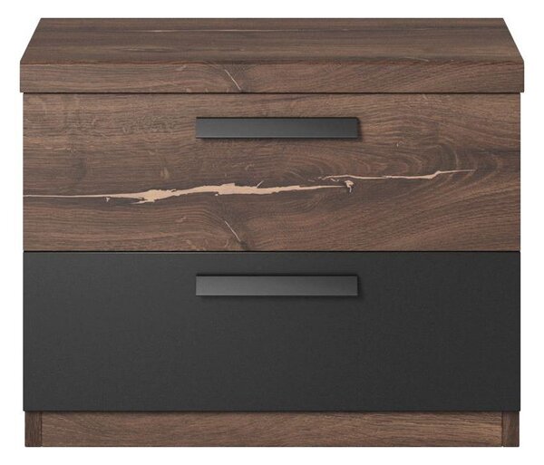 Noptieră Signat Typ 22 (negru + stejar flagstaff). Promo -21%. 1042101