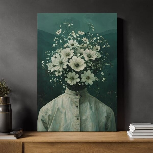 Tablou de perete FLOWER HEAD | Pânză italiană - 60x90 cm
