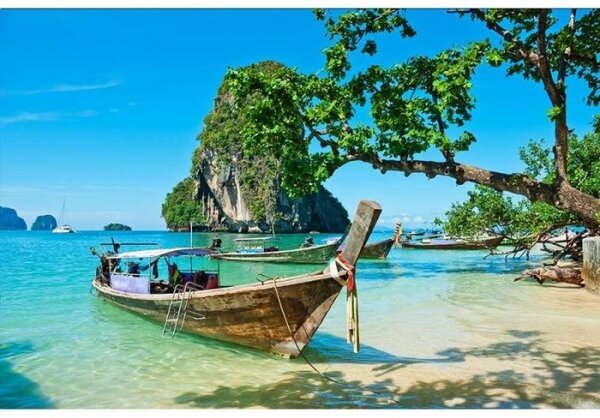 Fototapetă vlies barcă thailandeză 375 x 250 cm