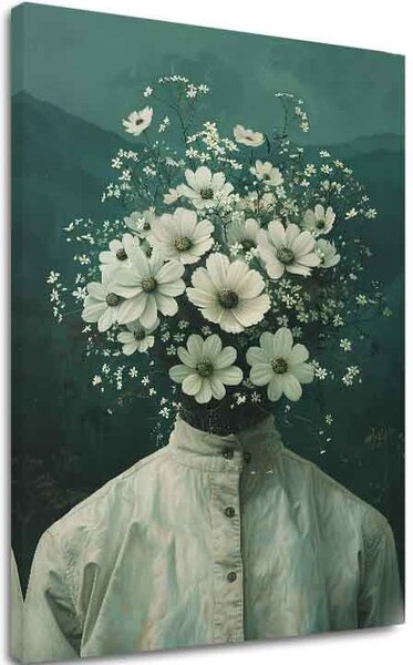Tablou de perete FLOWER HEAD | Pânză italiană - 60x90 cm