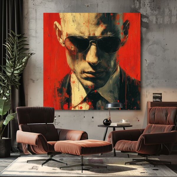 Tablou de perete HITMAN - Simțul detaliului | finisată de mâna artistului - 60x60 cm