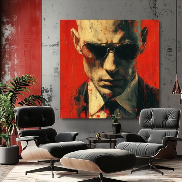 Tablou de perete HITMAN - Simțul detaliului | finisată de mâna artistului - 60x60 cm