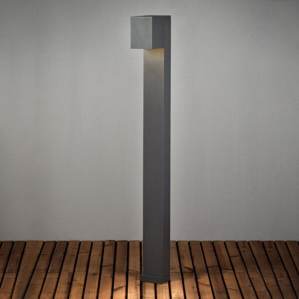 Konstsmide Lampă LED de trotuar Cremona IP54, Negru, Metal, Modern