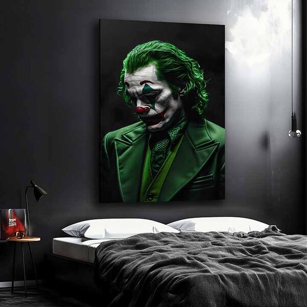 Tablou de perete JOKER: Nașterea nebuniei | Pânză italiană - 60x90 cm